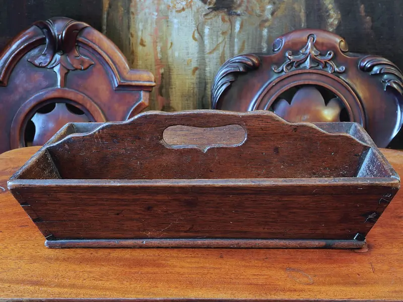 PORTA POSATE IN ROVERE