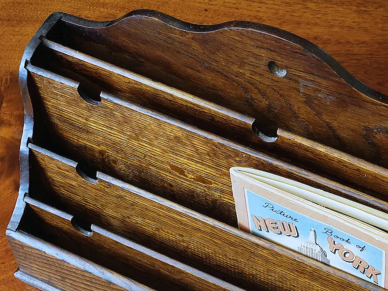 PORTA DOCUMENTI IN ROVERE