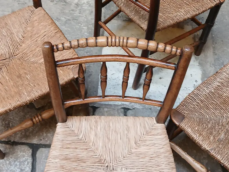 SET DI QUATTRO SEDIE NORFOLK