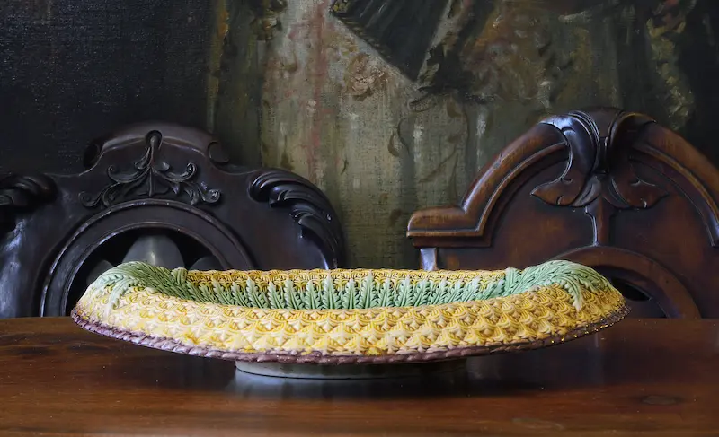 PIATTO DA PANE IN MAIOLICA