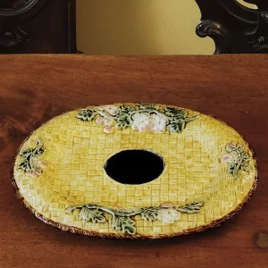 PIATTO DA PANE IN MAIOLICA